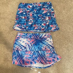 Pair of athletic skorts